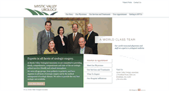 Desktop Screenshot of mysticvalleyurology.com